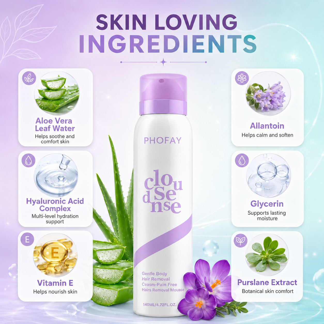 CloudSense Hair Removal Spray