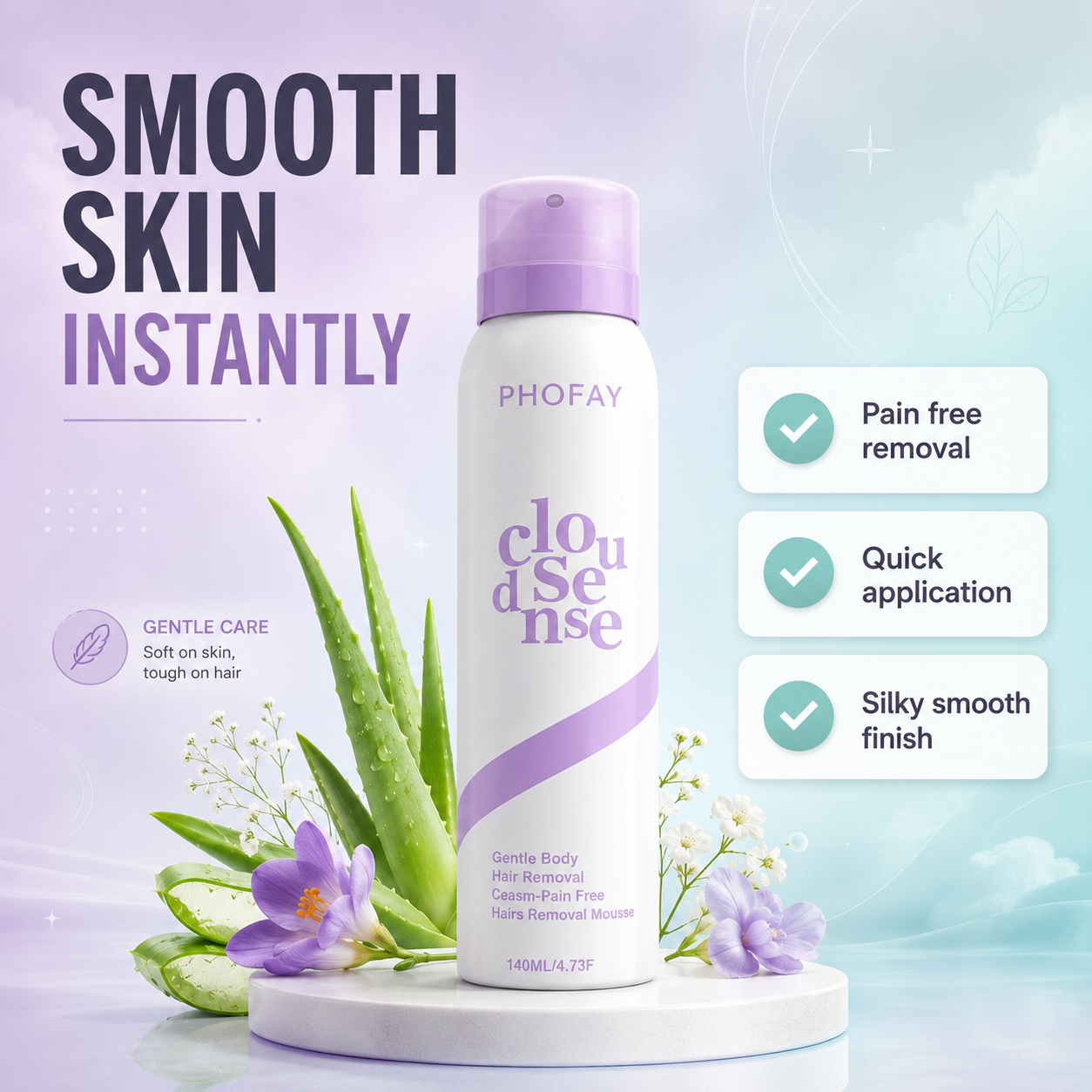 CloudSense Hair Removal Spray